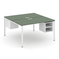 Бенч-система на 2 места с подвесными тумбами Concept CN.DRS-107