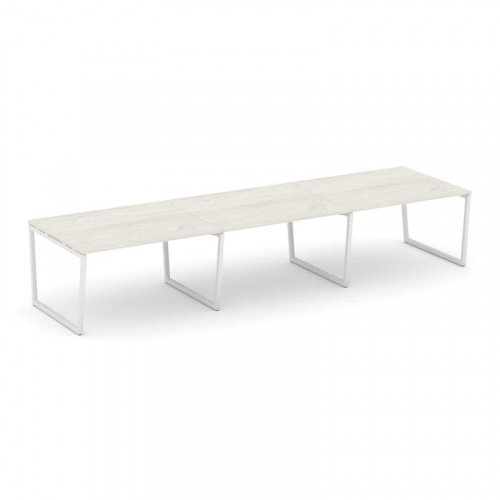 Style Project Стол переговорный SN-4T2.SPRG-054.3 Акация Лорка/Металл Антрацит 4740*1180*750 фото 12