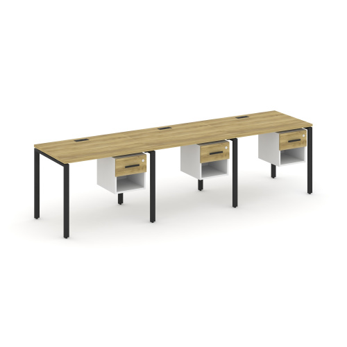 Бенч-система на 3 места с подвесными тумбами Concept CN.ORS-137 фото 6