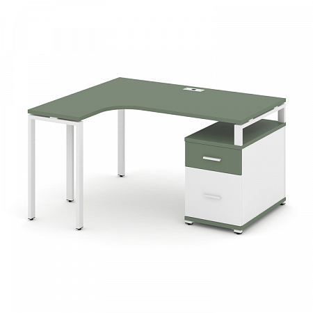 Стол эргономичный с опорной тумбой Concept CN.SA-302(L)