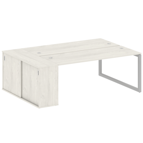 Бенч-система с шкафом-купе на О-обр. м/к Metal System Quattro 50БО.РС-СШК-1.5 фото 11