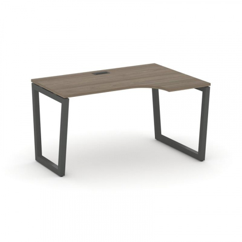 Style Project Стол рабочий эргоном. SN-5T2.SPA-012(R) Акация Лорка/Металл Антрацит/Заглушка Пластик фото 25