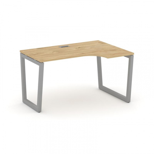 Style Project Стол рабочий эргоном. SN-5T2.SPA-012(R) Акация Лорка/Металл Антрацит/Заглушка Пластик фото 2