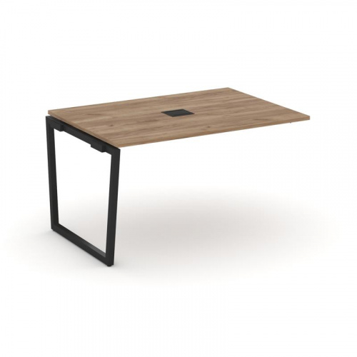 Style Project Проходной наб. элем. перег. стола SN-4T2.NSPRG-001 Акация Лорка/Металл Антрацит/Заглуш фото 5