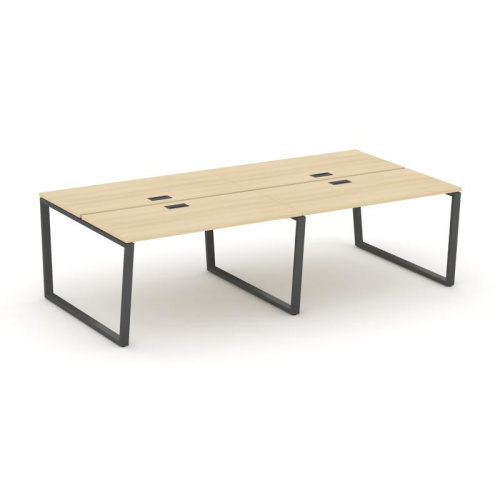 Style Project Рабочая станция 2-х сторон. SN-6T2.DRS-043 Акация Лорка/Металл Антрацит/Заглушка Пласт фото 28