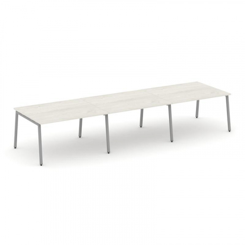 Style Project Стол переговорный SN-4A.SPRG-053.3 Акация Лорка/Металл Белый 4410*1180*750 фото 2