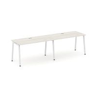 Style Project Рабочая станция 1 сторон. SN-4A.ORS-022 Дуб Наварра/Металл Белый 2360*800*750