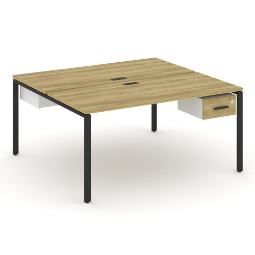 Бенч-система на 2 места с подвесными тумбами Concept CN.DRS-112 фото 6