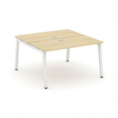 Style Project Рабочая станция 2-х сторон. SN-5A.DRS-021 Акация Лорка/Металл Белый 980*1632*750