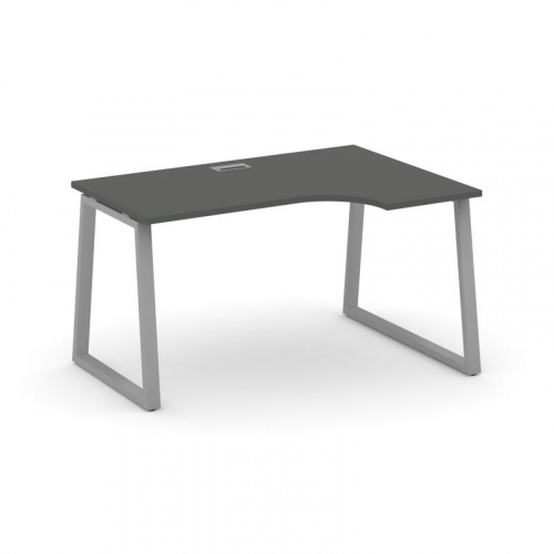 Style Project Стол рабочий эргоном. SN-6T1.SPA-022(R) Акация Лорка/Металл Антрацит/Заглушка Пластик фото 18