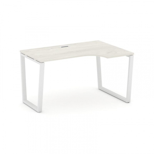 Style Project Стол рабочий эргоном. SN-6T2.SPA-022(R) Акация Лорка/Металл Антрацит/Заглушка Пластик фото 13