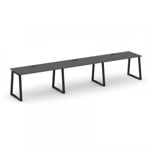 Style Project Рабочая станция 1 сторон. SN-6T1.ORS-044 Акация Лорка/Металл Антрацит/Заглушка Пластик фото 4