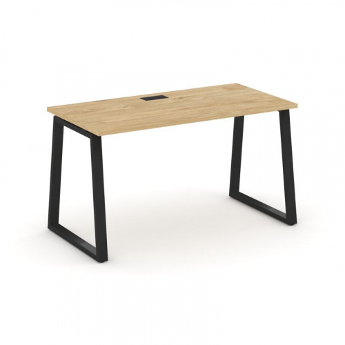 Style Project Стол письменный SN-6T1.SP-012 Акация Лорка/Металл Антрацит/Заглушка Пластик Черный 118