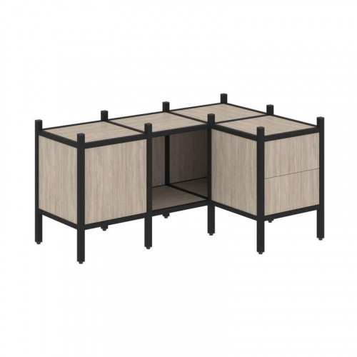 Стеллаж офисный угловой Loft VR.L-26 фото 3 Стеллаж офисный угловой Loft VR.L-26 фото 3