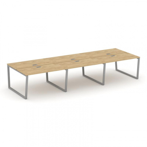 Style Project Рабочая станция 2-х сторон. SN-6T2.DRS-074 Акация Лорка/Металл Антрацит/Заглушка Пласт фото 2