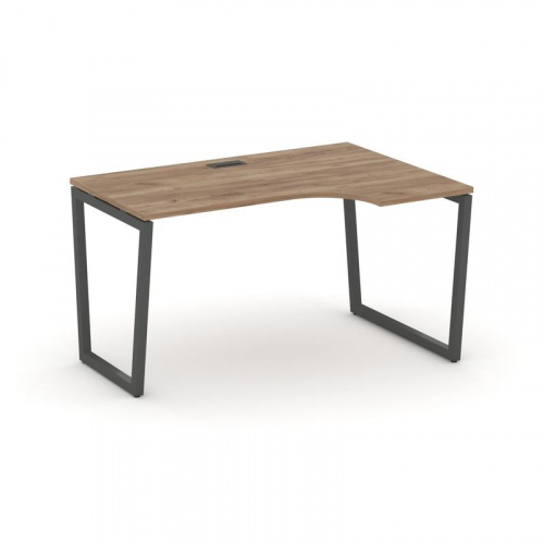 Style Project Стол рабочий эргоном. SN-4T2.SPA-012(R) Акация Лорка/Металл Антрацит/Заглушка Пластик фото 23