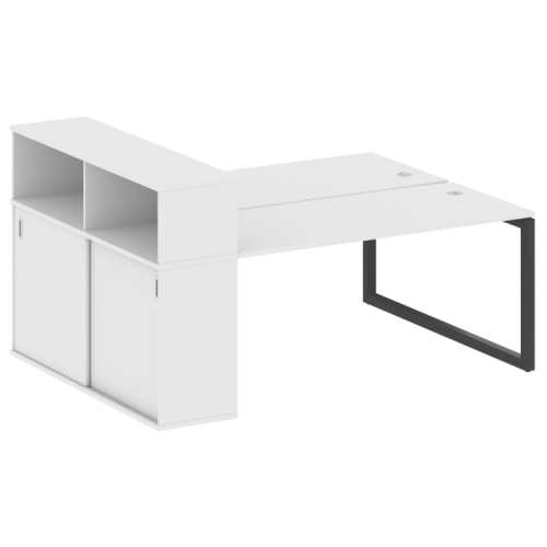 Бенч-система с шкафом-купе на О-обр. м/к Metal System Quattro 50БО.РС-СШК-2.4 фото 6