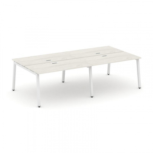 Style Project Рабочая станция 2-х сторон. SN-5A.DRS-033 Дуб Наварра/Металл Белый 2760*1232*750 фото 28