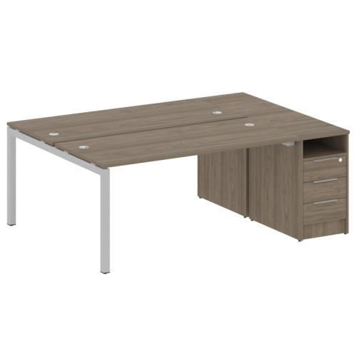 Бенч-система с тумбой на П-обр. м/к Metal System Quattro 50БП.РС-СТП-2.4