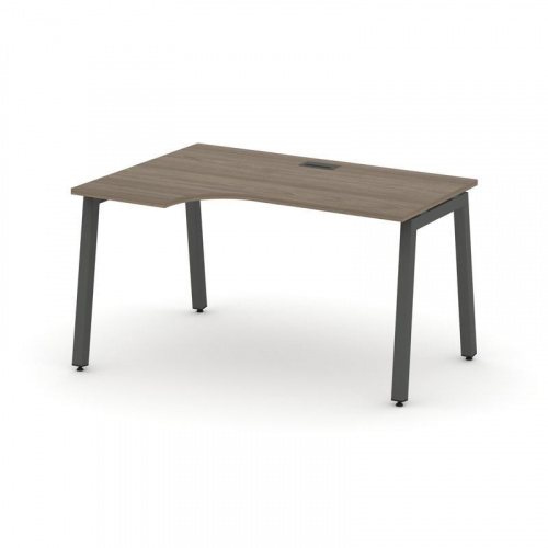 Style Project Стол рабочий эргоном. SN-5A.SPA-002(L) Дуб Табак/Металл Антрацит 1580*600/980*750 фото 19