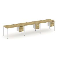 Бенч-система на 3 места с подвесными тумбами Concept CN.ORS-135