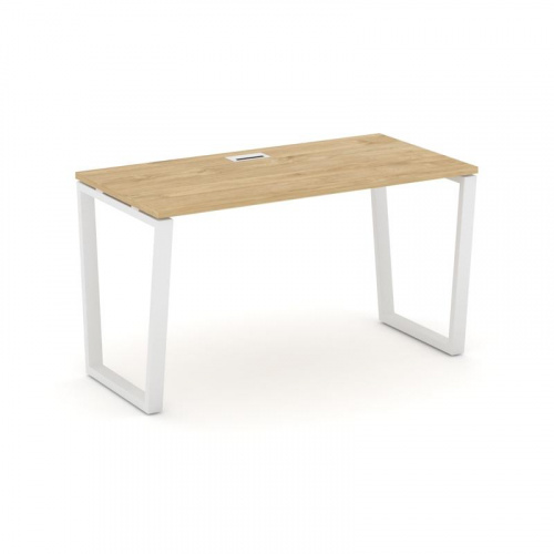 Style Project Стол письменный SN-6T2.SP-004 Акация Лорка/Металл Антрацит/Заглушка Пластик Черный 158 фото 3