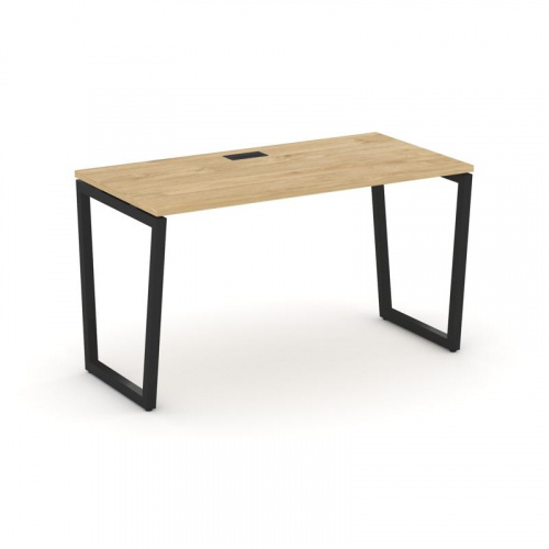 Style Project Стол письменный SN-4T2.SP-021 Акация Лорка/Металл Антрацит/Заглушка Пластик Черный 980