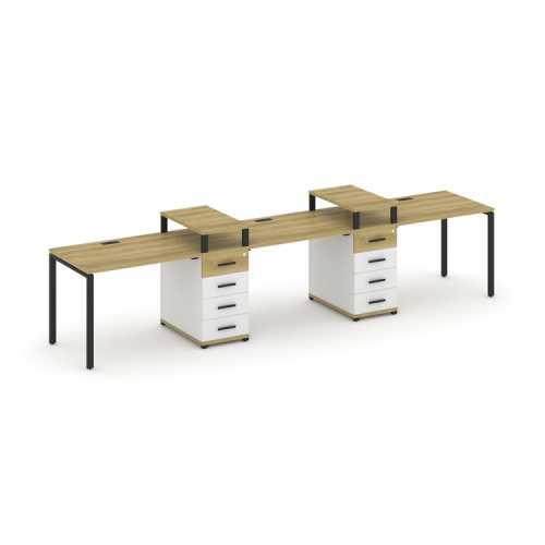 Бенч-система на 3 места с 2 опорными тумбами Concept CN.ORS-449 фото 6