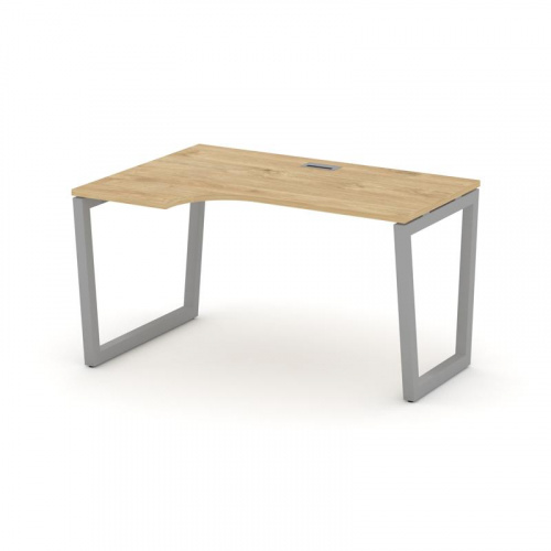 Style Project Стол рабочий эргоном. SN-5T2.SPA-022(L) Акация Лорка/Металл Антрацит/Заглушка Пластик фото 2