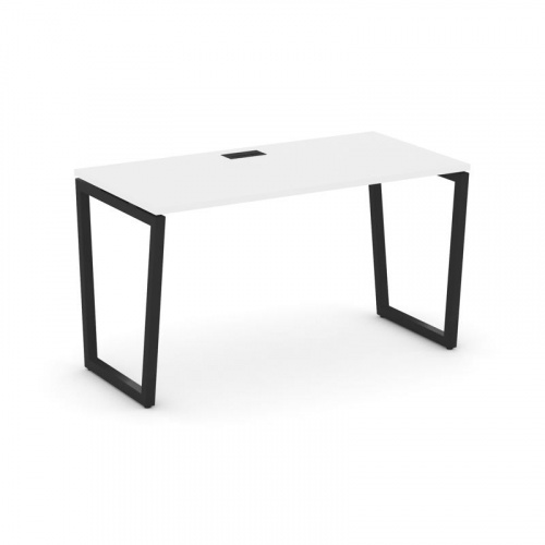 Style Project Стол письменный SN-4T2.SP-021 Акация Лорка/Металл Антрацит/Заглушка Пластик Черный 980 фото 4