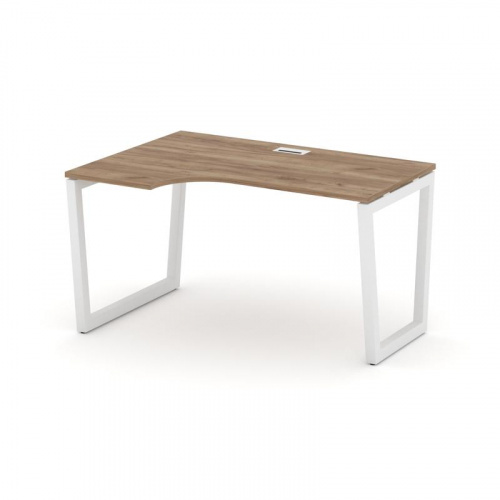 Style Project Стол рабочий эргоном. SN-5T2.SPA-022(L) Акация Лорка/Металл Антрацит/Заглушка Пластик фото 11