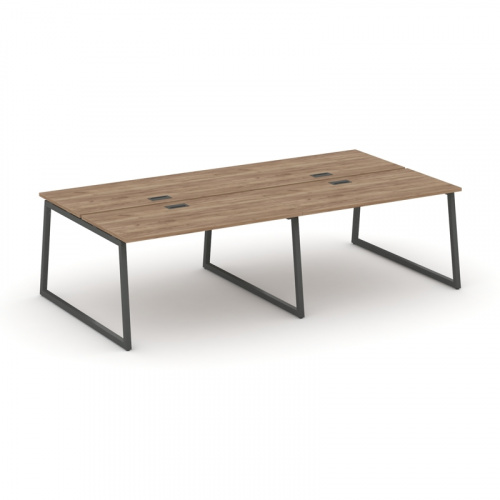 Style Project Рабочая станция 2-х сторон. SN-4T1.DRS-034 Акация Лорка/Металл Антрацит/Заглушка Пласт фото 10