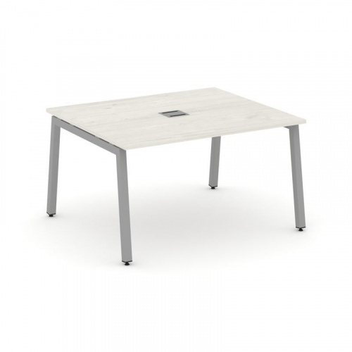 Style Project Стол переговорный SN-5A.SPRG-032 Акация Лорка/Металл Белый 1180*1180*750 фото 12