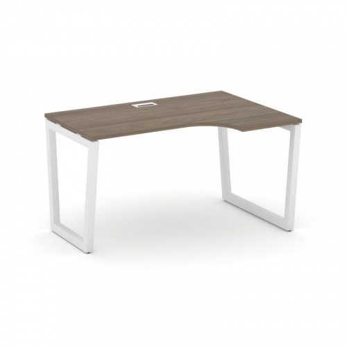 Style Project Стол рабочий эргоном. SN-5T2.SPA-012(R) Акация Лорка/Металл Антрацит/Заглушка Пластик фото 15