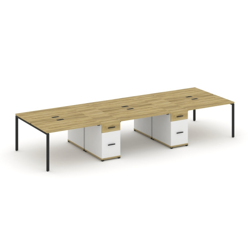 Бенч-система на 6 мест с 2 опорными тумбами Concept CN.DRS-454 фото 6