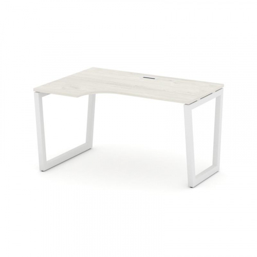 Style Project Стол рабочий эргоном. SN-5T2.SPA-022(L) Акация Лорка/Металл Антрацит/Заглушка Пластик фото 13