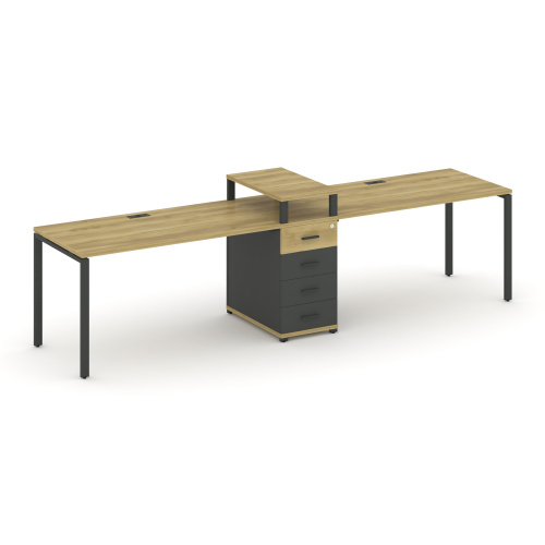 Бенч-система на 2 места с 1 опорной тумбой Concept CN.ORS-420 фото 4