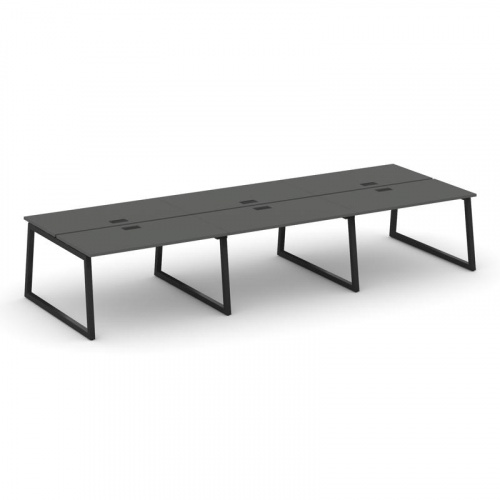 Style Project Рабочая станция 2-х сторон. SN-5T1.DRS-083 Акация Лорка/Металл Антрацит/Заглушка Пласт фото 7