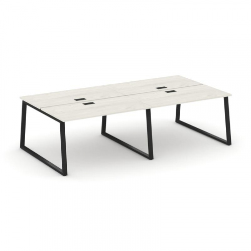 Style Project Рабочая станция 2-х сторон. SN-6T1.DRS-051 Акация Лорка/Металл Антрацит/Заглушка Пласт фото 5