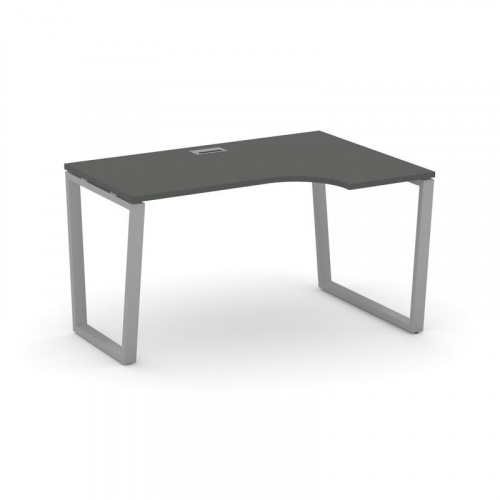 Style Project Стол рабочий эргоном. SN-6T2.SPA-022(R) Акация Лорка/Металл Антрацит/Заглушка Пластик фото 18