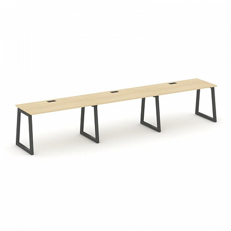 Style Project Рабочая станция 1 сторон. SN-5T1.ORS-051 Акация Лорка/Металл Антрацит/Заглушка Пластик