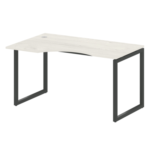 Стол криволинейный левый на О-обр. м/к Metal System Quattro 40БО.СА-2 (L) фото 5 Стол криволинейный левый на О-обр. м/к Metal System Quattro 40БО.СА-2 (L) фото 5