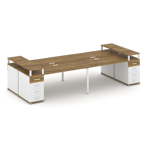 Бенч-система на 4 места с 2 опорными тумбами Concept CN.DRS-443 фото 8