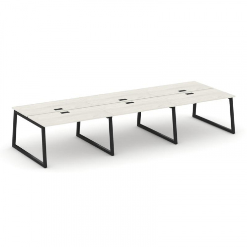 Style Project Рабочая станция 2-х сторон. SN-5T1.DRS-083 Акация Лорка/Металл Антрацит/Заглушка Пласт фото 4