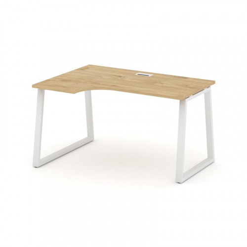 Style Project Стол рабочий эргоном. SN-6T1.SPA-012(L) Акация Лорка/Металл Антрацит/Заглушка Пластик фото 3 Style Project Стол рабочий эргоном. SN-6T1.SPA-012(L) Акация Лорка/Металл Антрацит/Заглушка Пластик фото 3