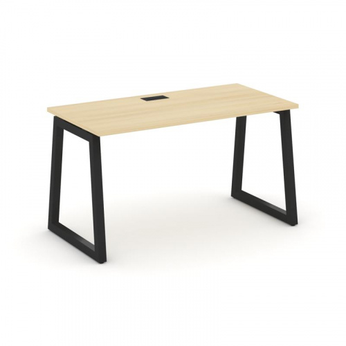 Style Project Стол письменный SN-5T1.SP-012 Акация Лорка/Металл Антрацит/Заглушка Пластик Черный 118 фото 7