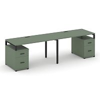 Бенч-система на 2 места с 2 опорными тумбами Concept CN.ORS-321