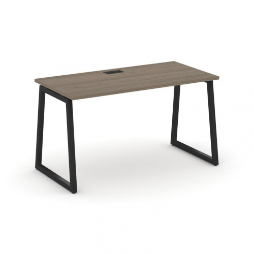 Style Project Стол письменный SN-4T1.SP-014 Акация Лорка/Металл Антрацит/Заглушка Пластик Черный 158 фото 4