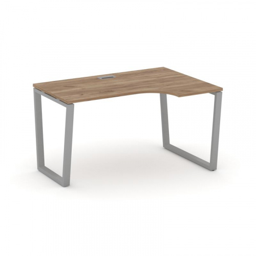 Style Project Стол рабочий эргоном. SN-6T2.SPA-022(R) Акация Лорка/Металл Антрацит/Заглушка Пластик фото 10