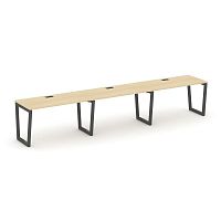 Style Project Рабочая станция 1 сторон. SN-5T2.ORS-031 Акация Лорка/Металл Антрацит/Заглушка Пластик